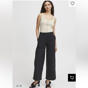 B. Young | Black Cotton Trouser